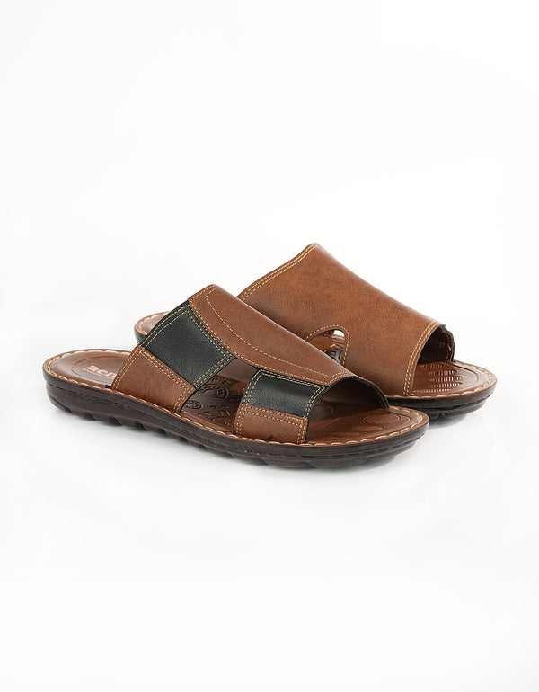 MEN SLIPPER MP-0303 TAN