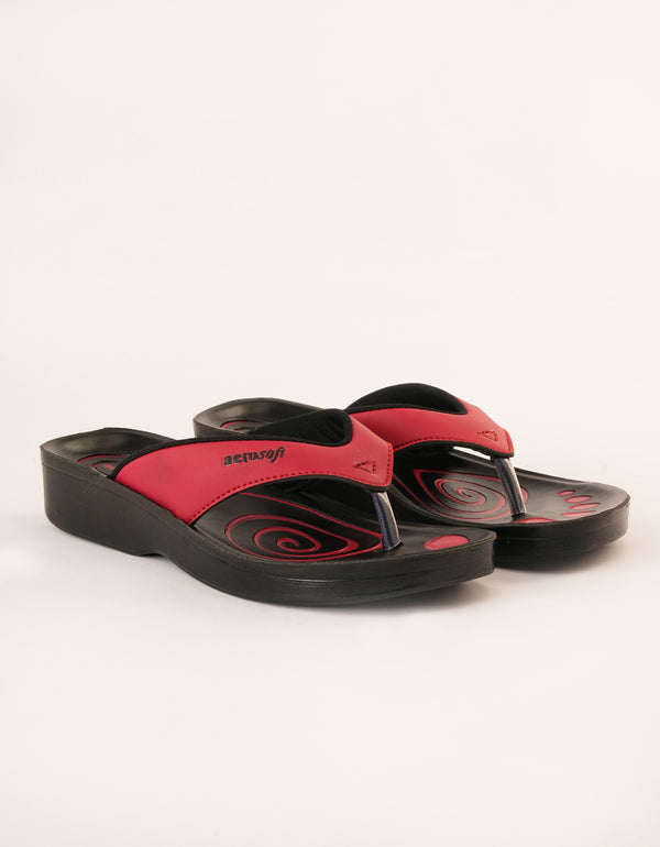 WOMEN SLIPPER LA 0801 RED