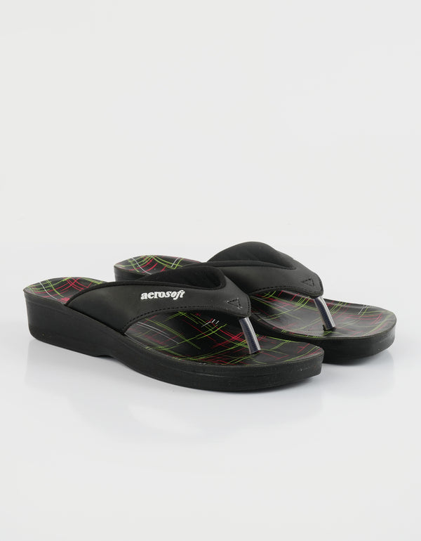 WOMEN SLIPPER LA-0891-BLACK