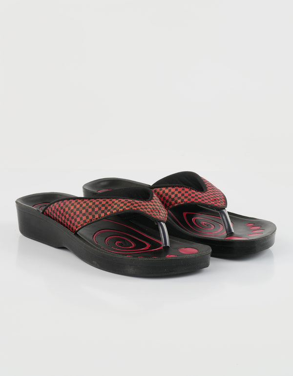 WOMEN SLIPPER LA-0843-RED