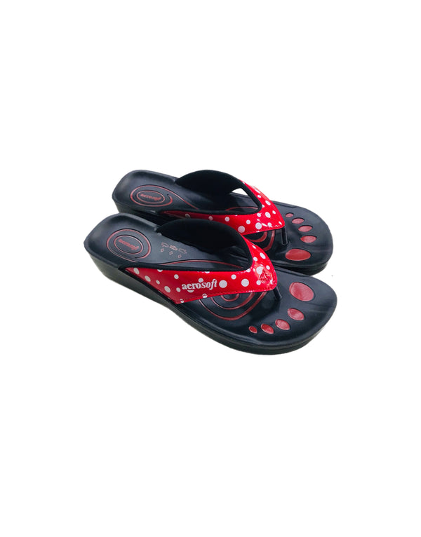 WOMEN SLIPPER LA-0823 RED