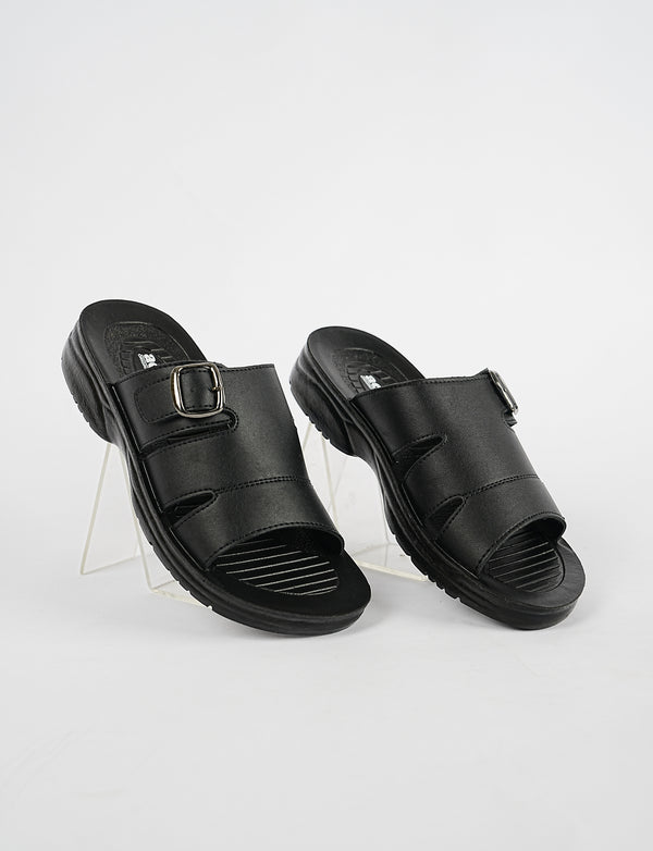 MEN SLIPPER MG-8603 BLACK