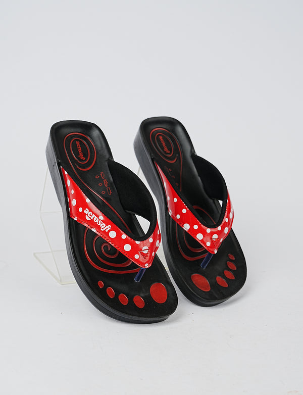 WOMEN SLIPPER LA-0823 RED