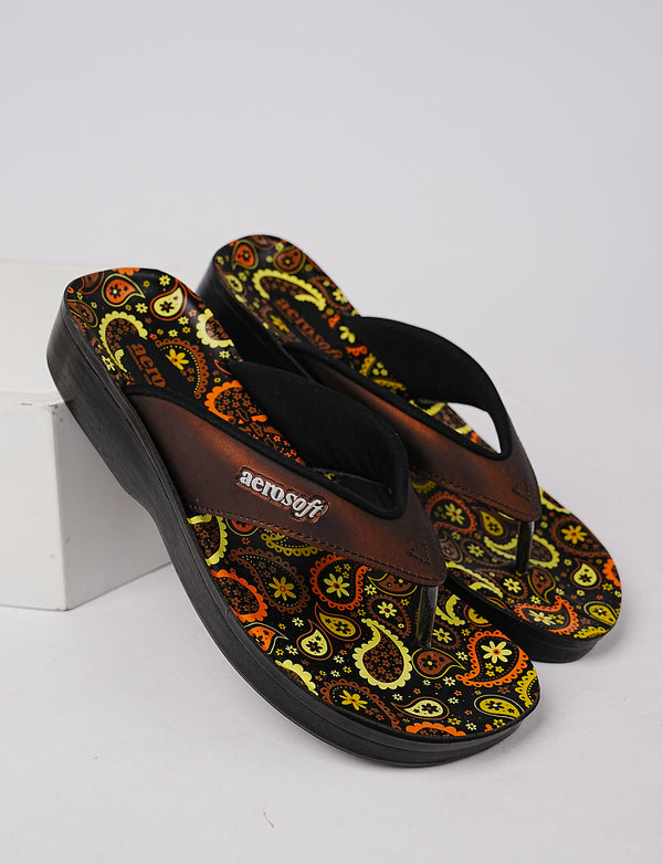 WOMEN SLIPPER LA-0862 BROWN