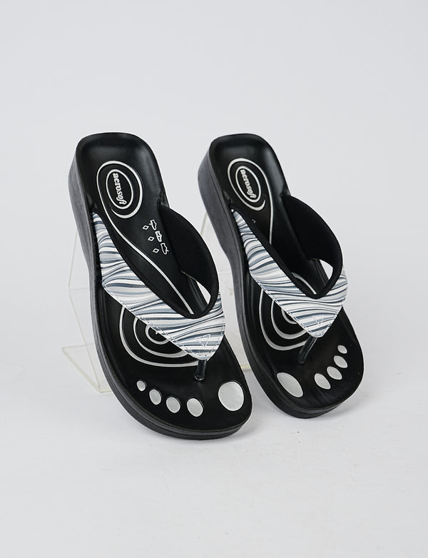 WOMEN SLIPPER A-0894 SILVER