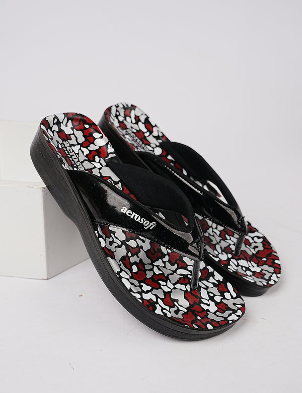 WOMEN SLIPPER LA 08A4 BLACK