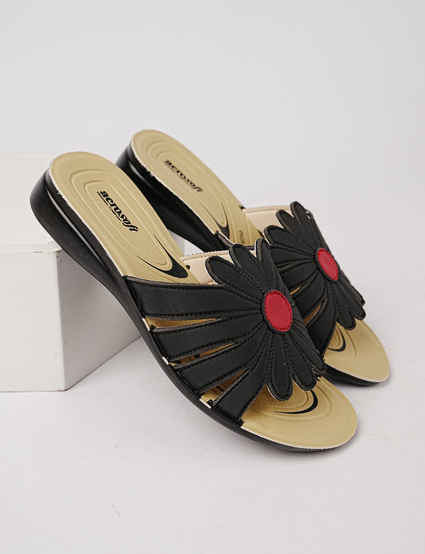 WOMEN SLIPPER LC-2001-BLACK