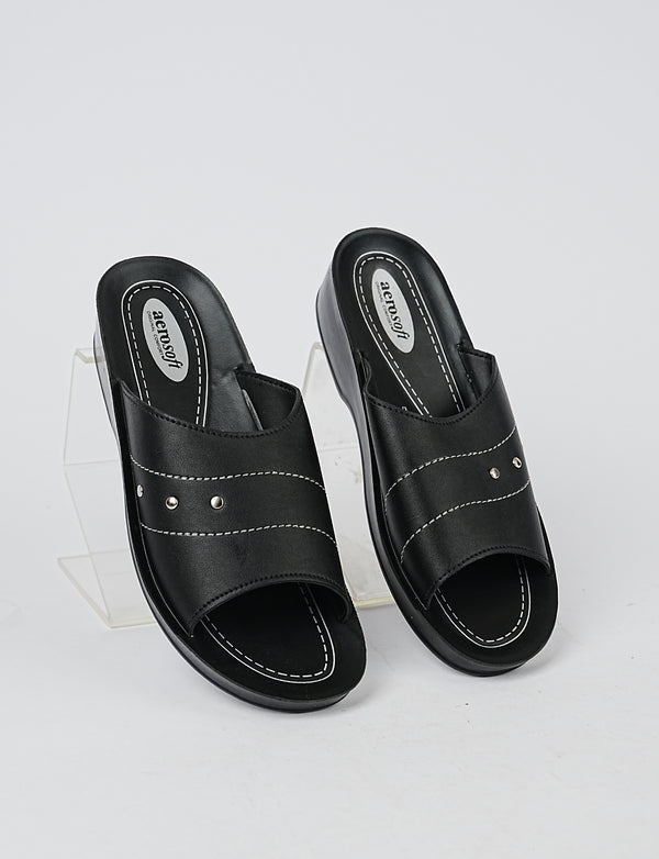 WOMEN SLIPPER LT-2801-BLACK