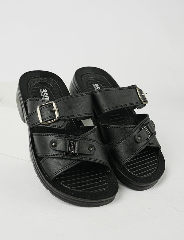 MEN SLIPPER MG-86T2 BLACK