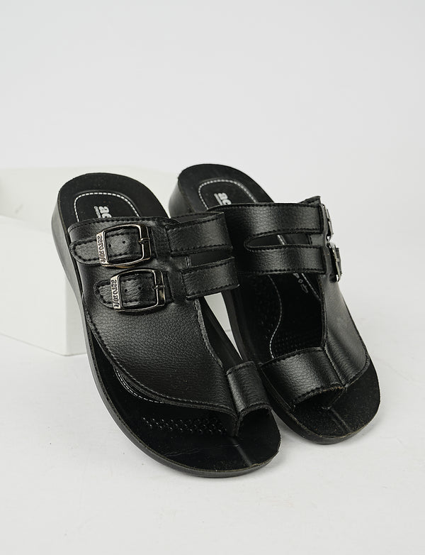 MEN SLIPPER MG-8186 BLACK