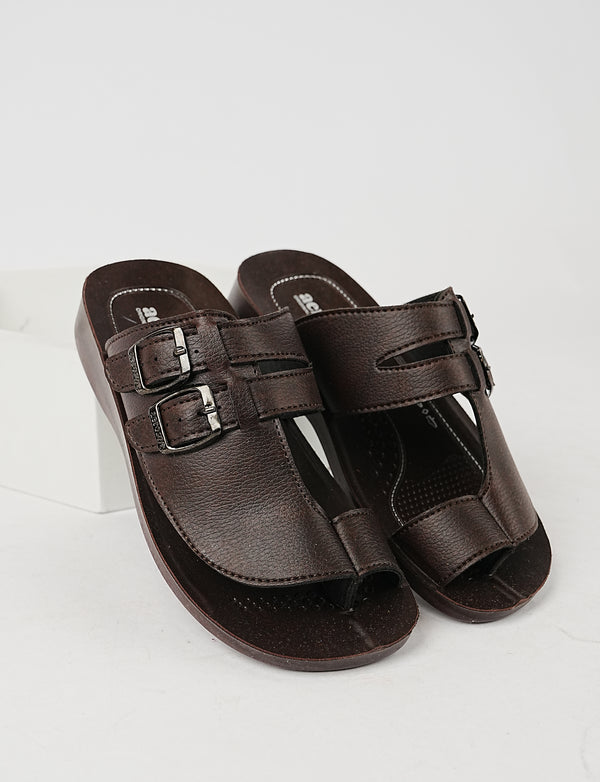 MEN SLIPPER MG-8186 BROWN