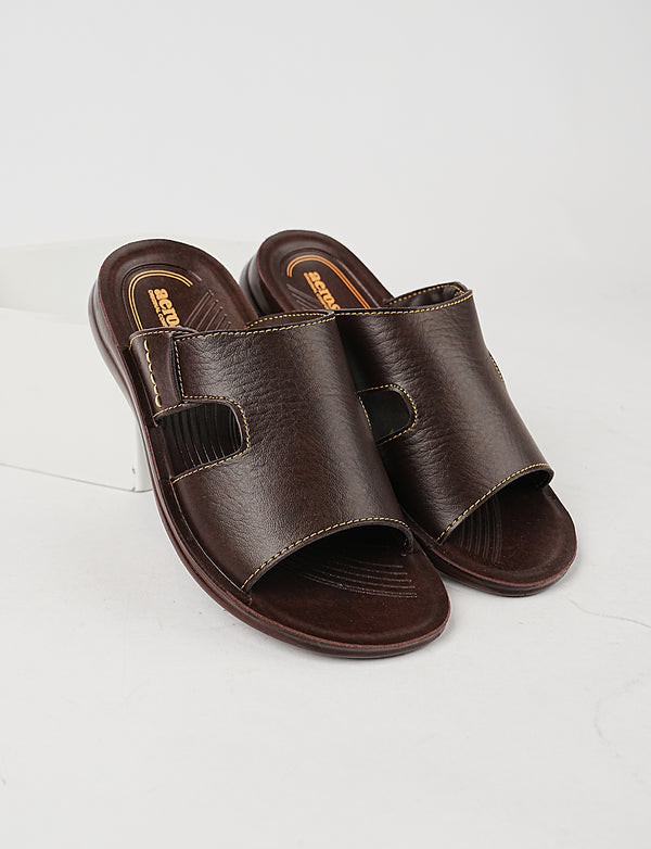 MEN SLIPPER P-0211 BROWN