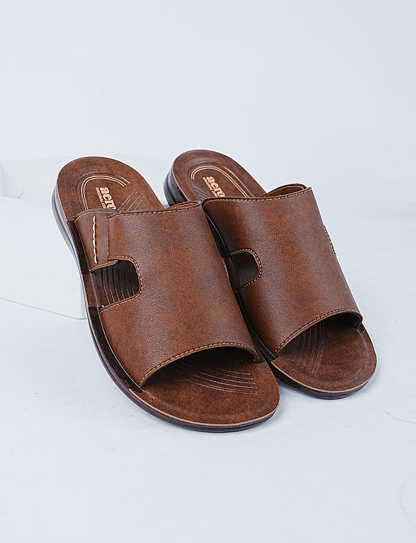 MEN SLIPPER P-0211 TAN