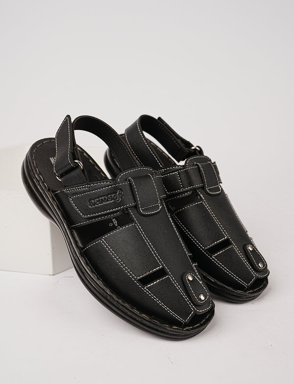 MEN SANDAL MP-0810 BLACK