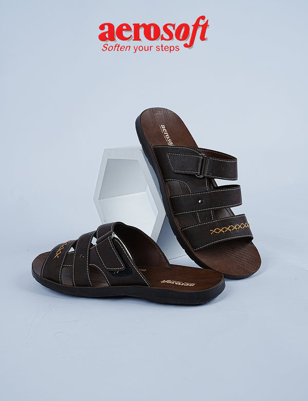 MEN SLIPPER MP-2809 SOFTBROWN