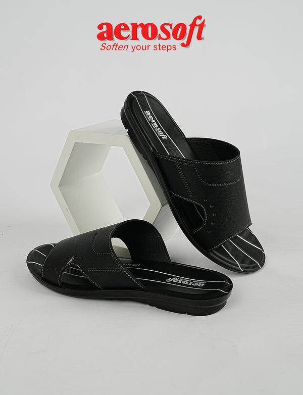 MEN SLIPPER MP-3203 BLACK