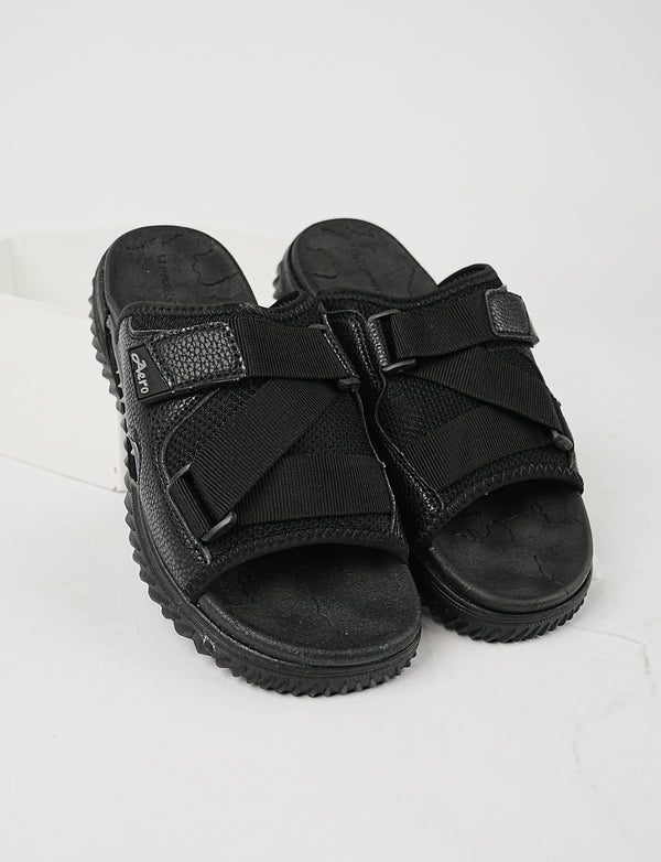 MEN SLIPPER-FS-0018-BLACK