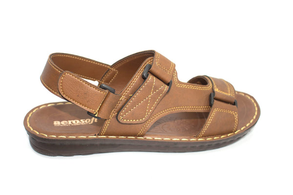 MEN SANDAL 0301 SOFT BROWN