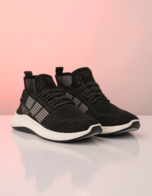 Midnight Weave Athletic Sneakers